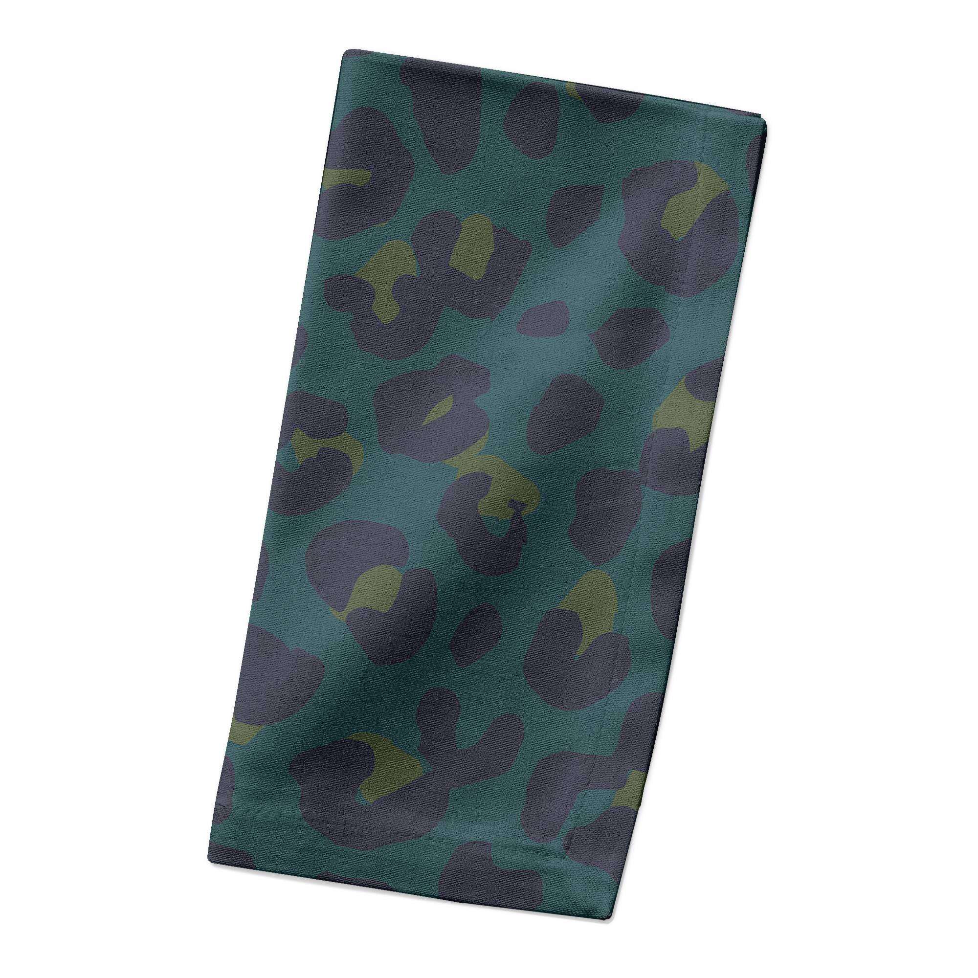Leopard Cotton Twill Napkin